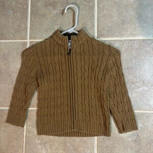 Gymboree Brown and Tan Knit Sweater
